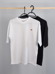 ORGANİK Tshirt Loose Fit / Bol Rahat Kesim 10-16 yaş Beyaz - 14 Yaş