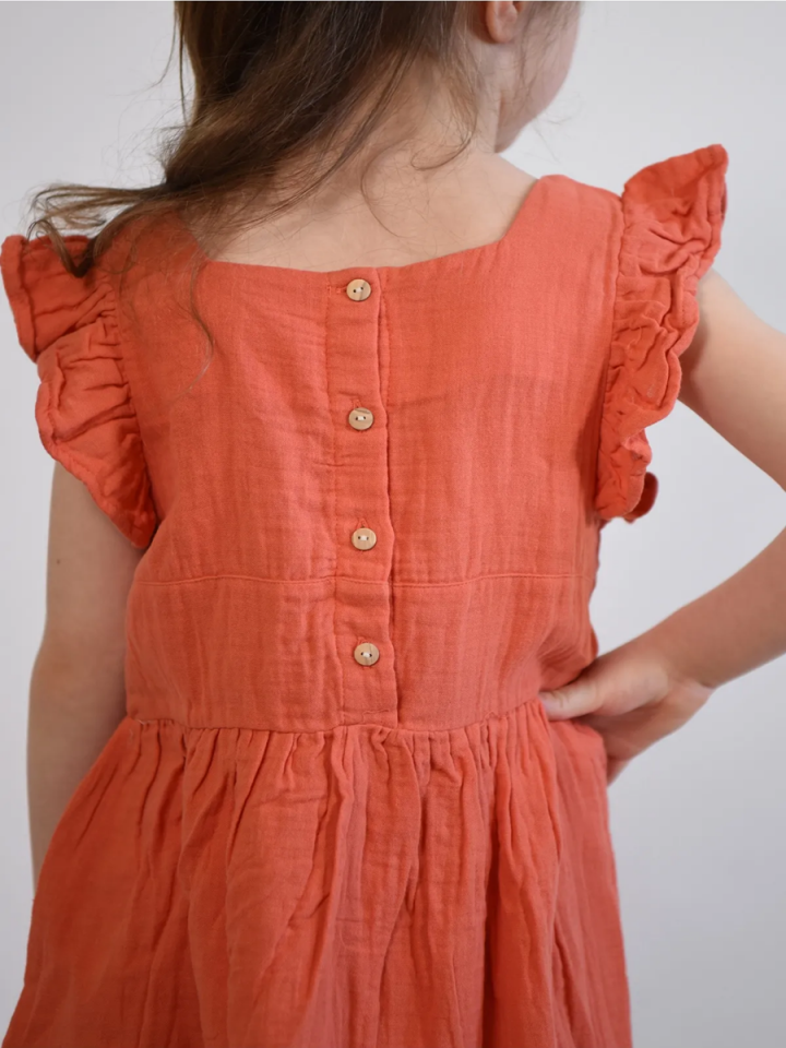 MÜSLİN Elbise Oversize 2-8 yaş