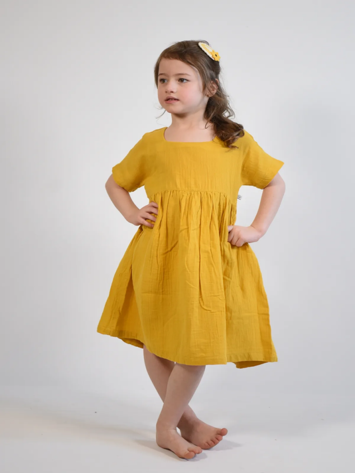 Müslin Elbise Oversize 2-8 yaş