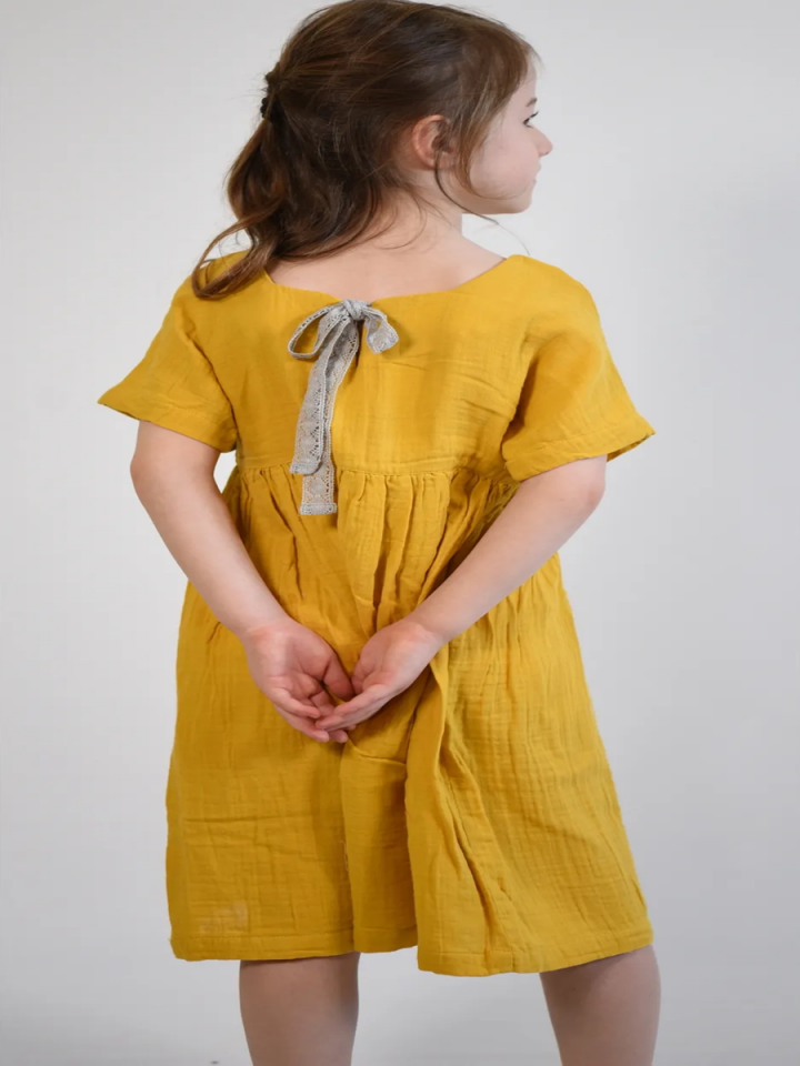 Müslin Elbise Oversize 2-8 yaş