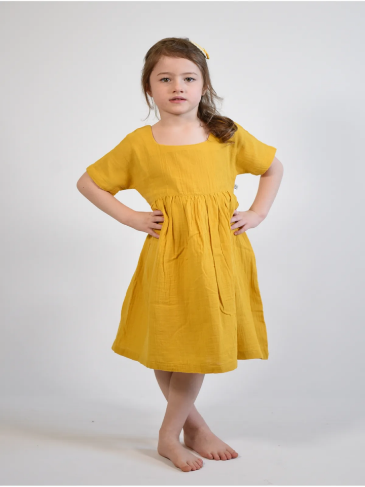 MÜSLİN Elbise Oversize 2-8 yaş