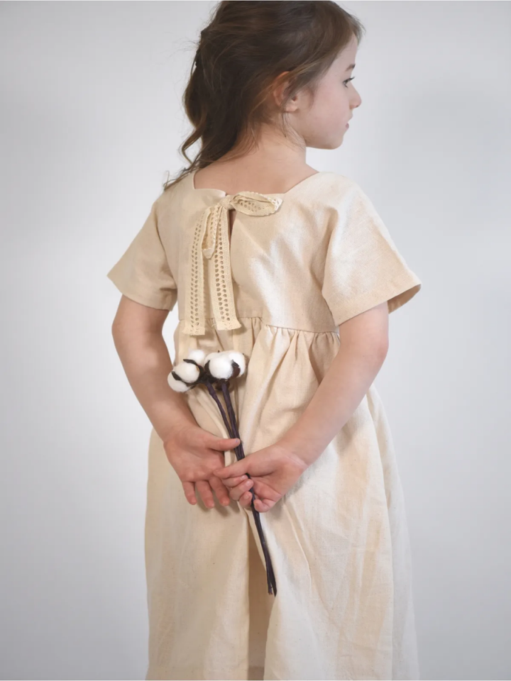KETEN Elbise Oversize 2-8 yaş