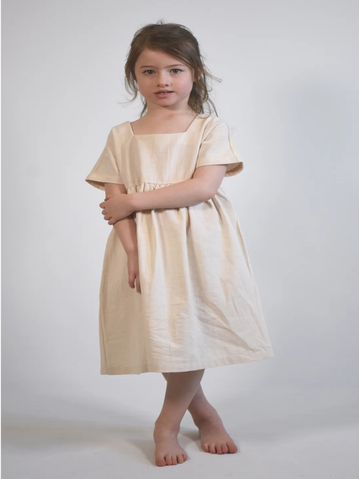 KETEN Elbise Oversize 2-8 yaş