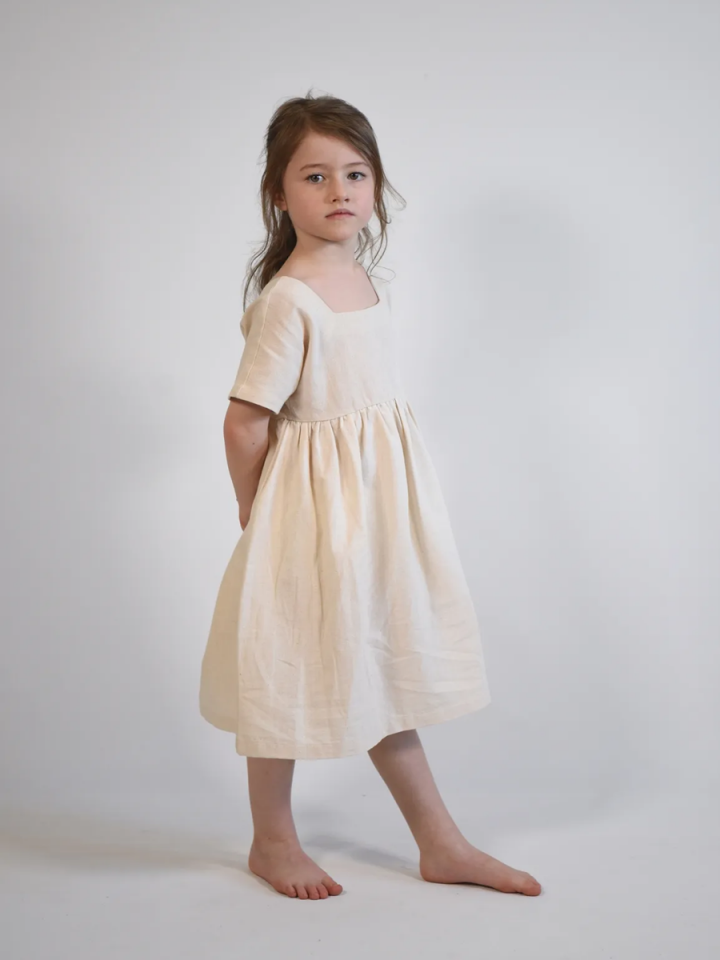 KETEN Elbise Oversize 2-8 yaş