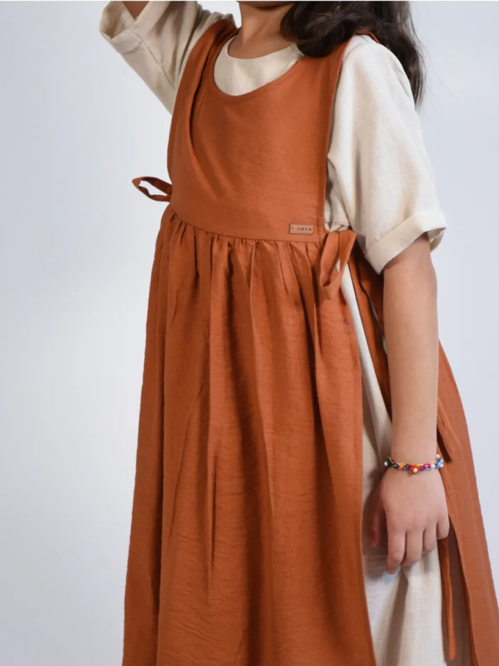MODAL KETEN OVERSIZE Elbise İç-Dış Takım 2-8 yaş