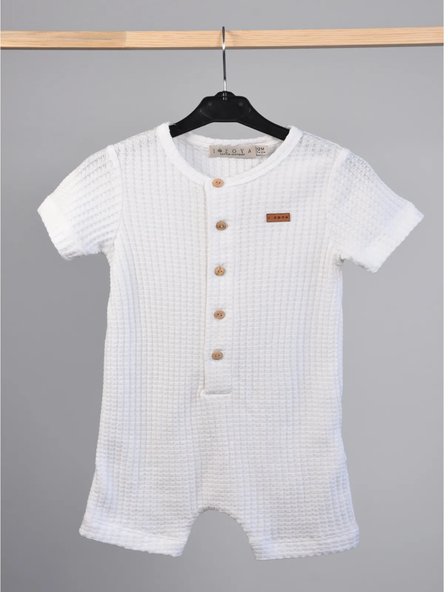 WAFFLE UNISEX Bebek +Çocuk Tulum  9 ay-4yaş