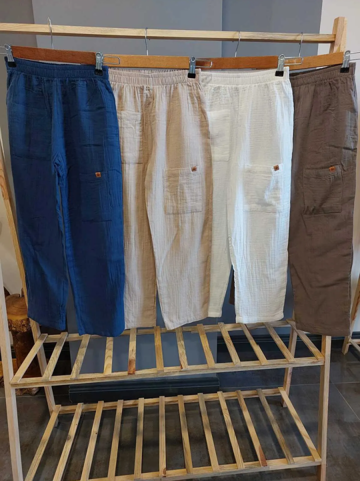 MÜSLİN Pantolon /UNISEX-Rahat Bol kesim 10- 16 Yaş