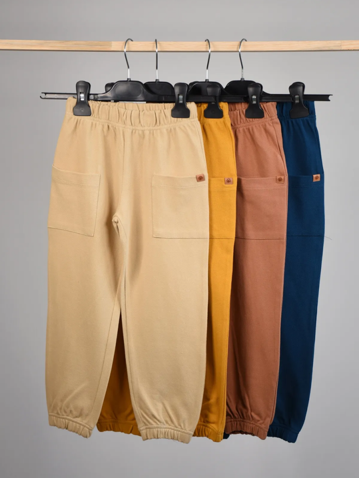 BASIC GROUP Çocuk Şalvar Pantolon ( %100 Pamuk ) 2- 8Yaş 2 Yaş - Krem