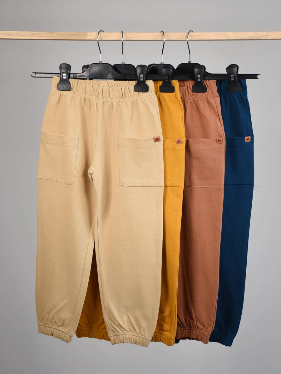 BASIC GROUP Çocuk Şalvar Pantolon ( %100 Pamuk ) 2- 8Yaş 4 Yaş - Krem