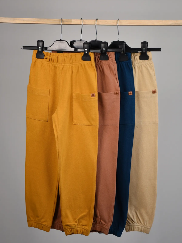 BASIC GROUP Çocuk Şalvar Pantolon ( %100 Pamuk ) 2- 8Yaş 7-8 Yaş - Hardal