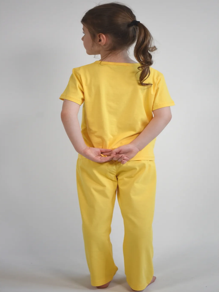 BASIC GROUP ORGANİK %100 Pamuklu Unisex Pijama Takımı 2-8 yaş
