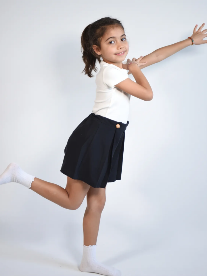 BASIC GROUP Pamuklu OVERSIZE Şort Etek 2 yaş- 8Yaş