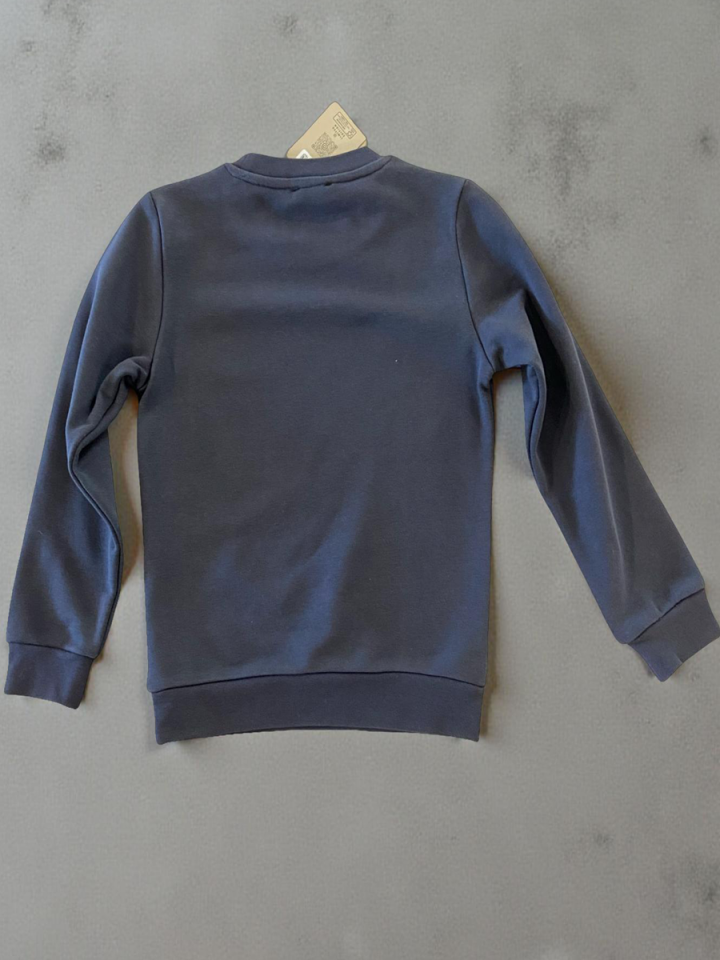 BASIC GROUP Sweatshirt (100%pamuk) 4-12 yaş Soluk Lacivert